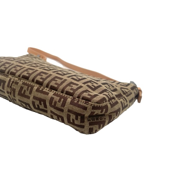 ✨SOLD✨Fendi Brown Zucchino Shoulder Bag - Picture 5 of 6